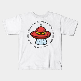 Storm Area 51 (UFO) Kids T-Shirt